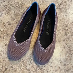 Rothy's Birdseye Plum Round Toe flats - W 9.5